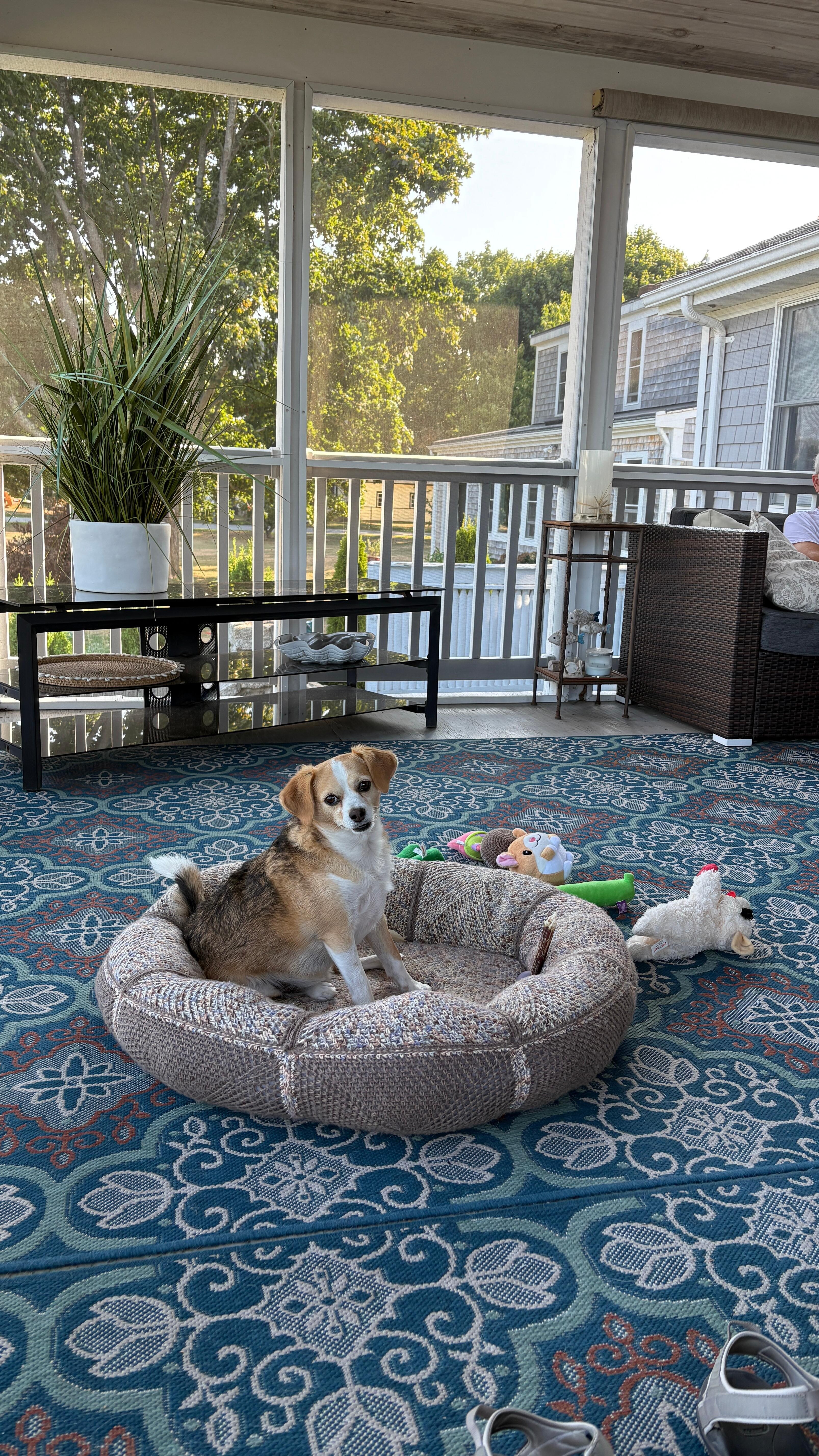 The porch... where we spent 90% of the time while at the home.