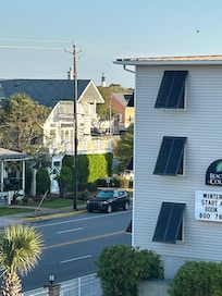 View from front of condo