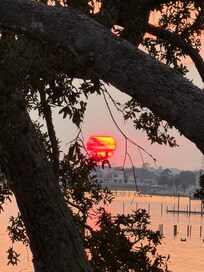 Sunset from the deck