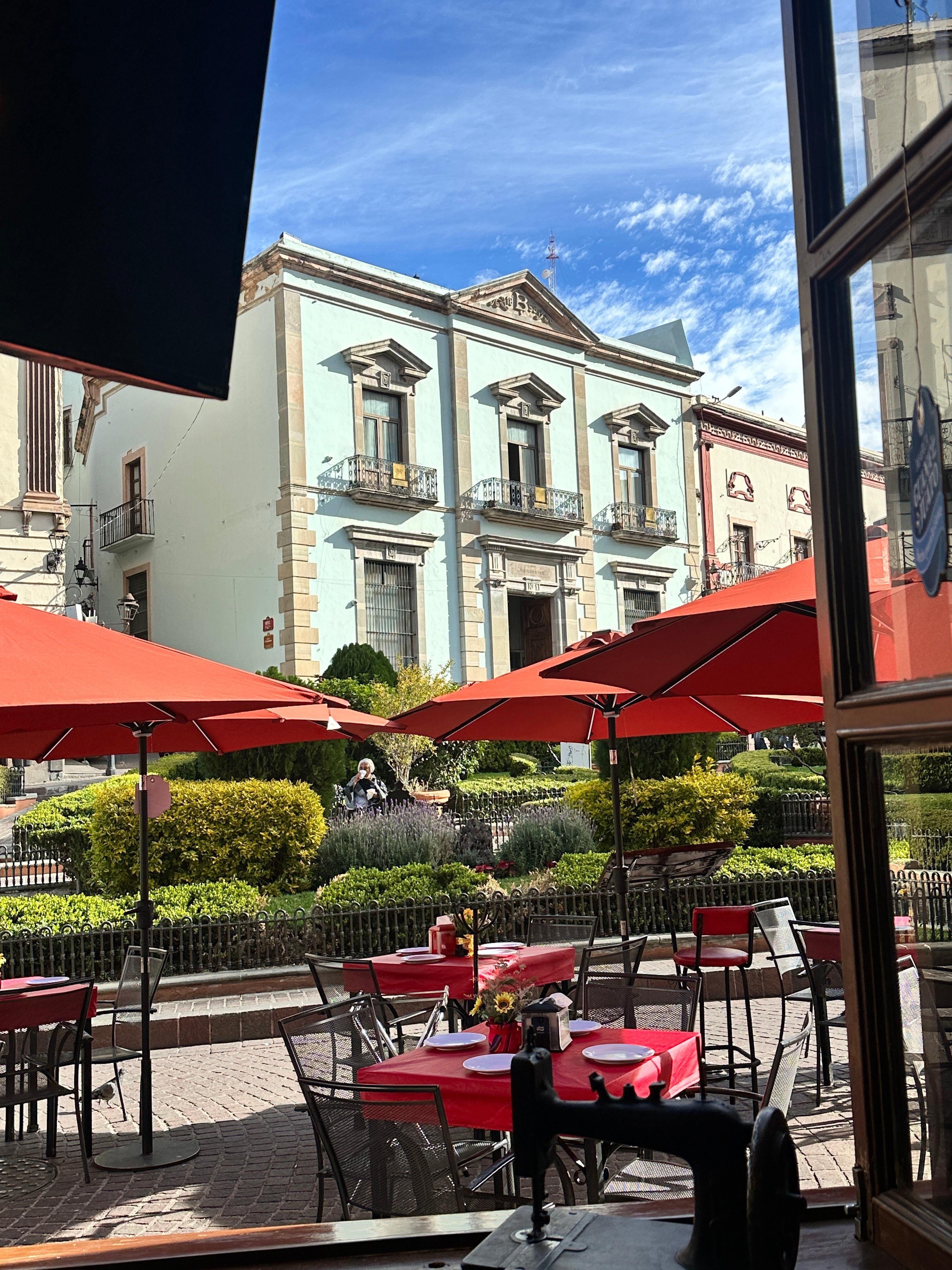 Hotel from the cafe across the street. 