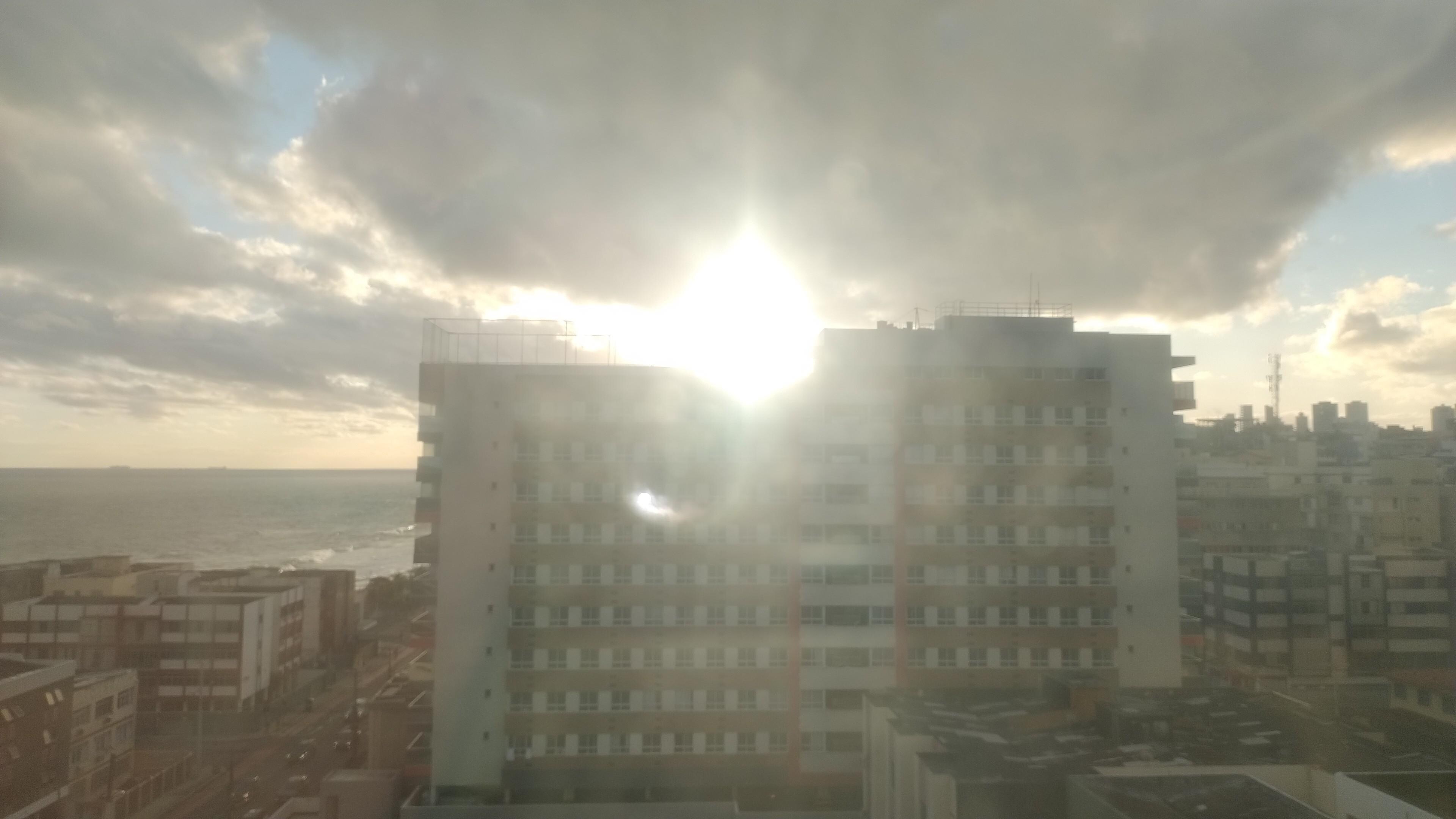 Um pôr do sol lindo