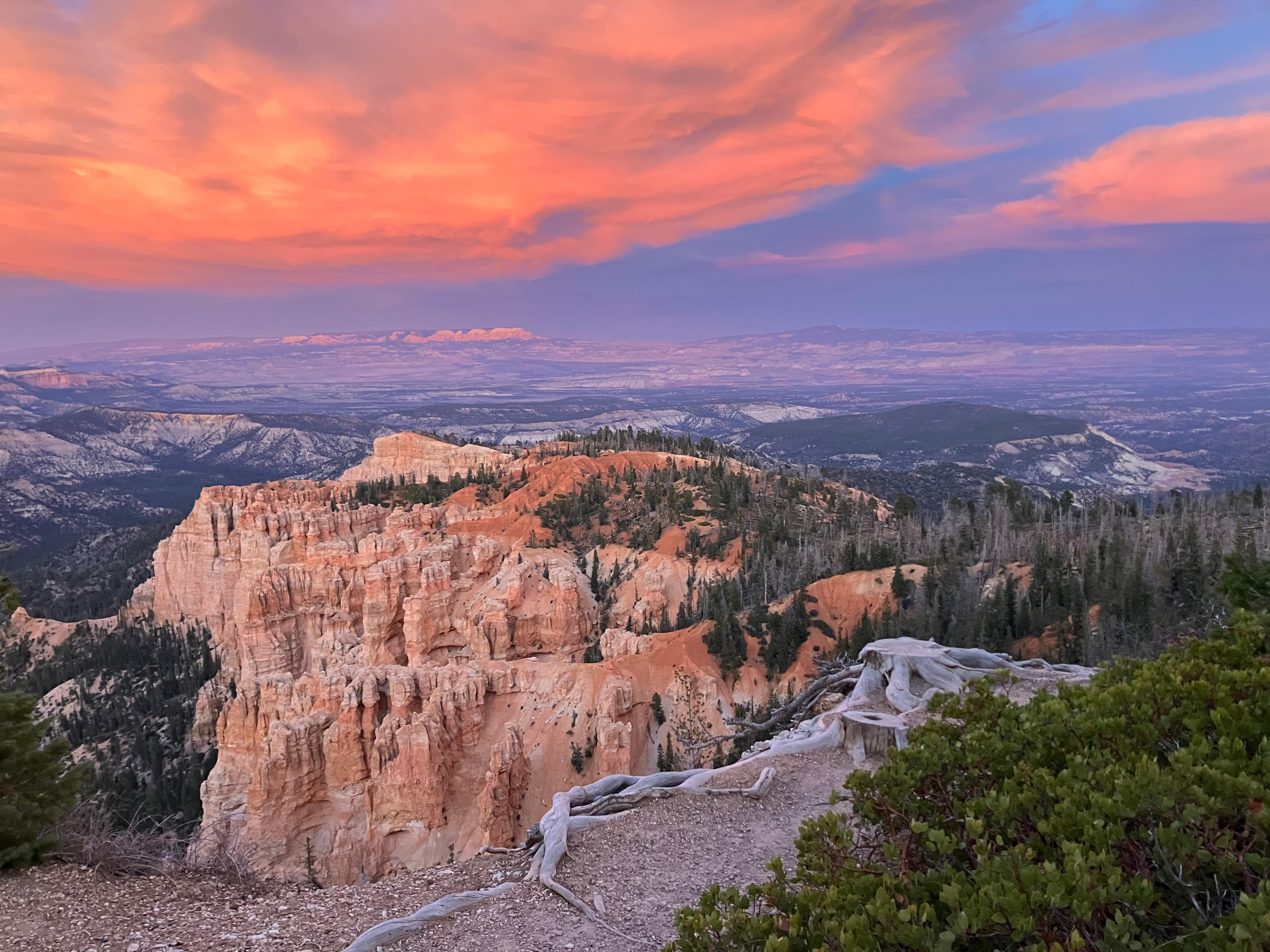 Sunset at Rainbow Point