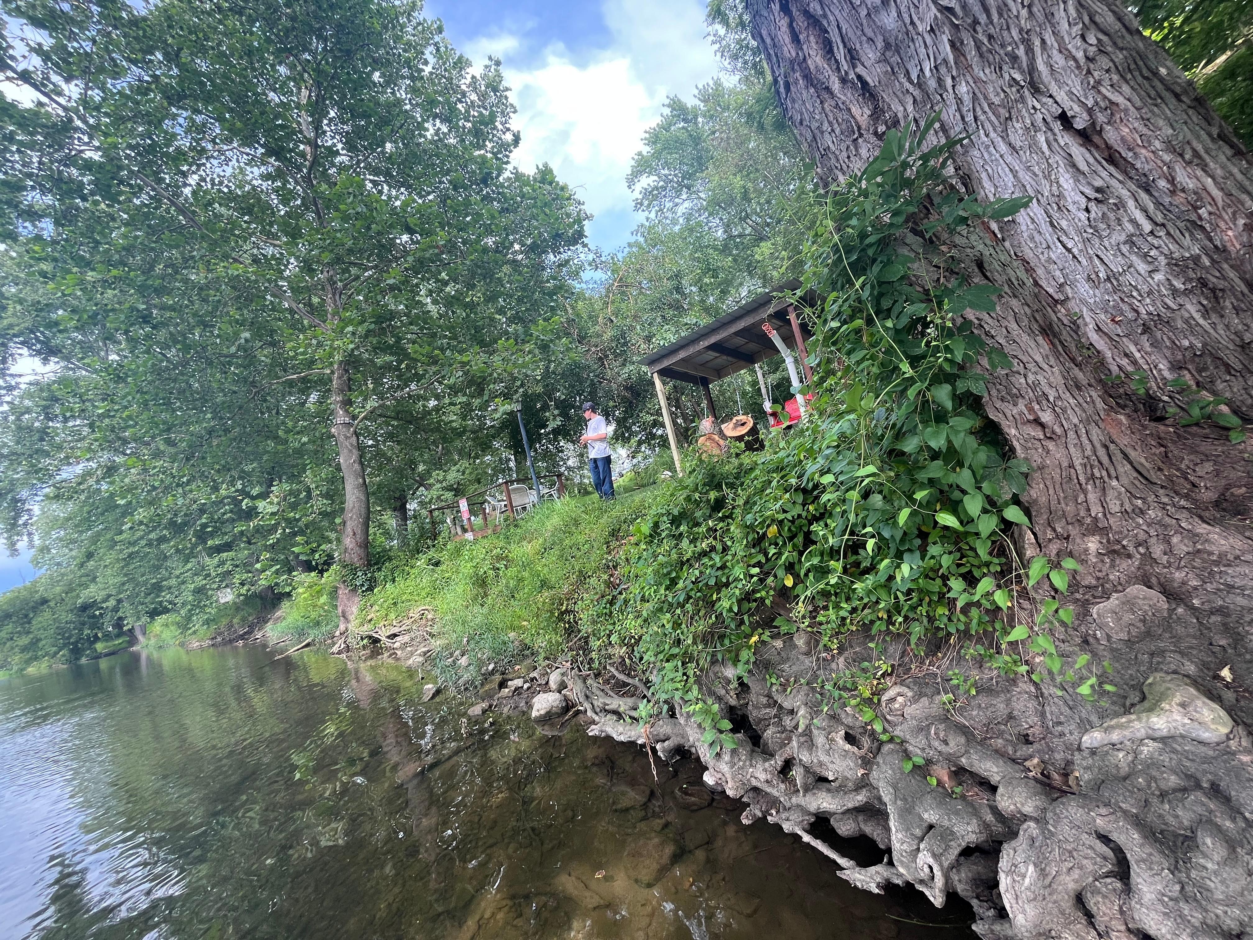 Photo from take from the stairs going into the river