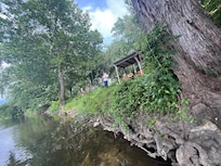 Photo from take from the stairs going into the river