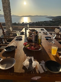 Dinner outside