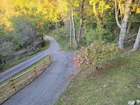 Driveway up to the house