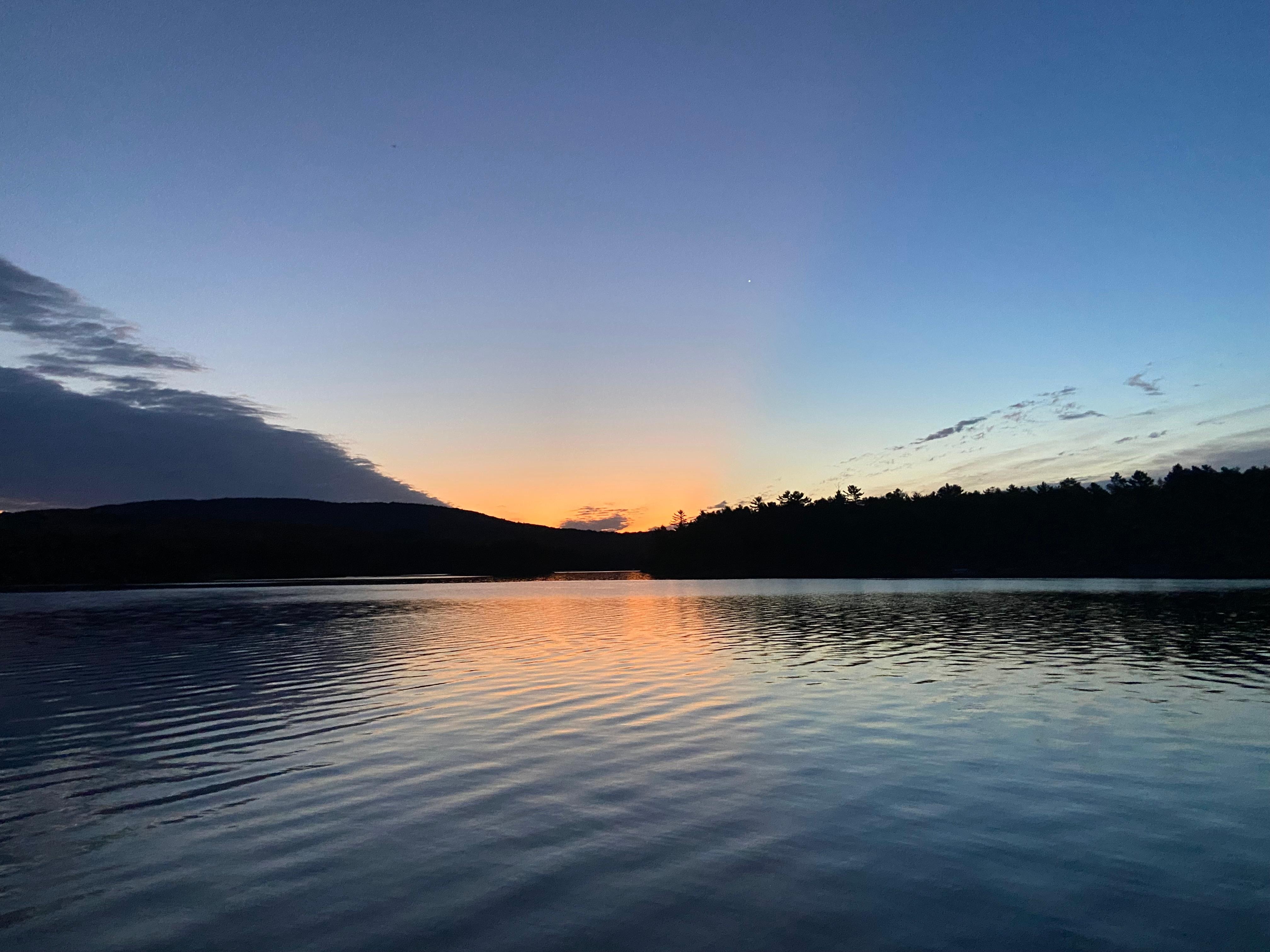 Don’t miss sunrise over the lake!