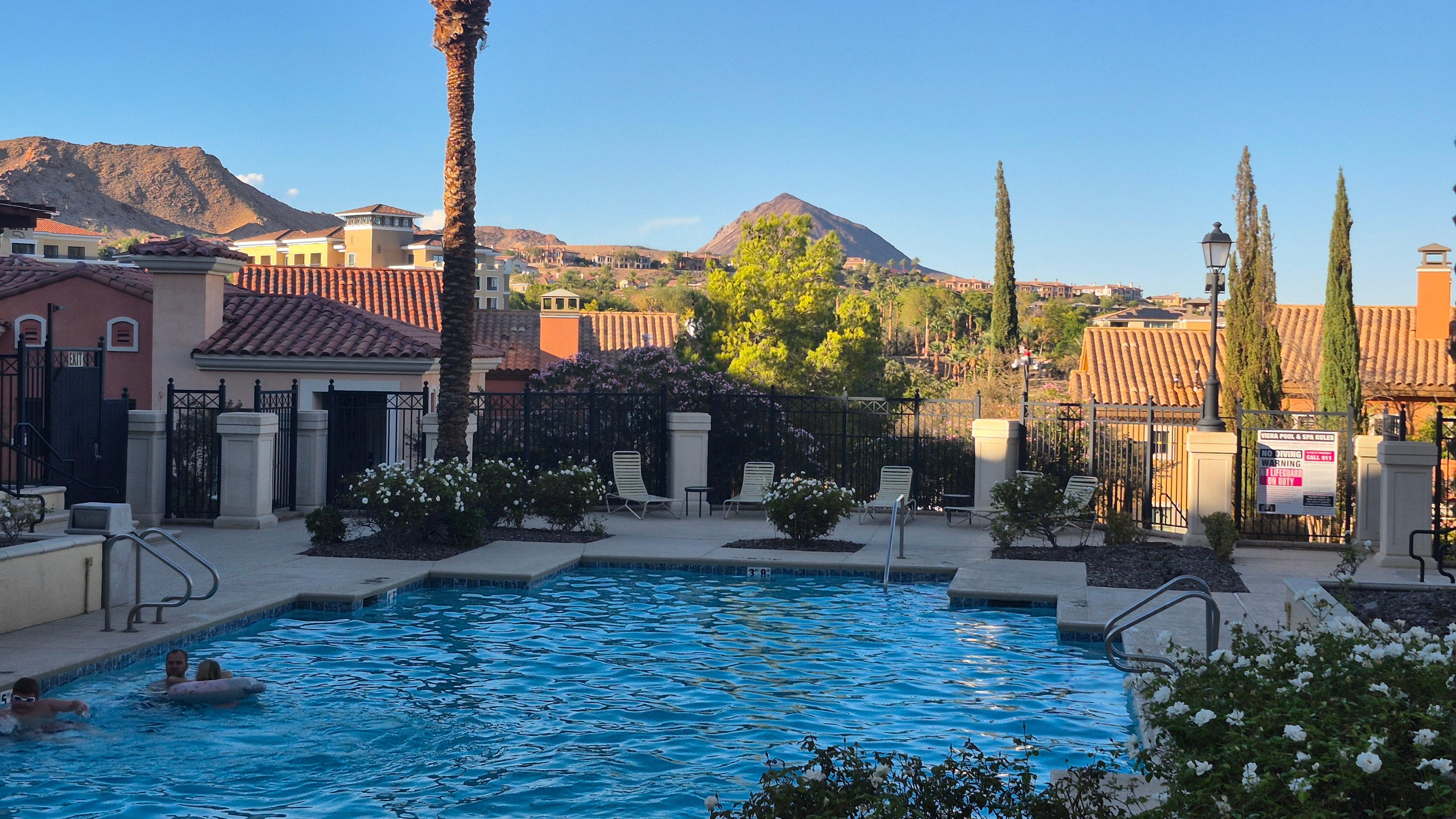 View of Lake Las Vegas from Hot Tub
