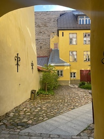 courtyard entry