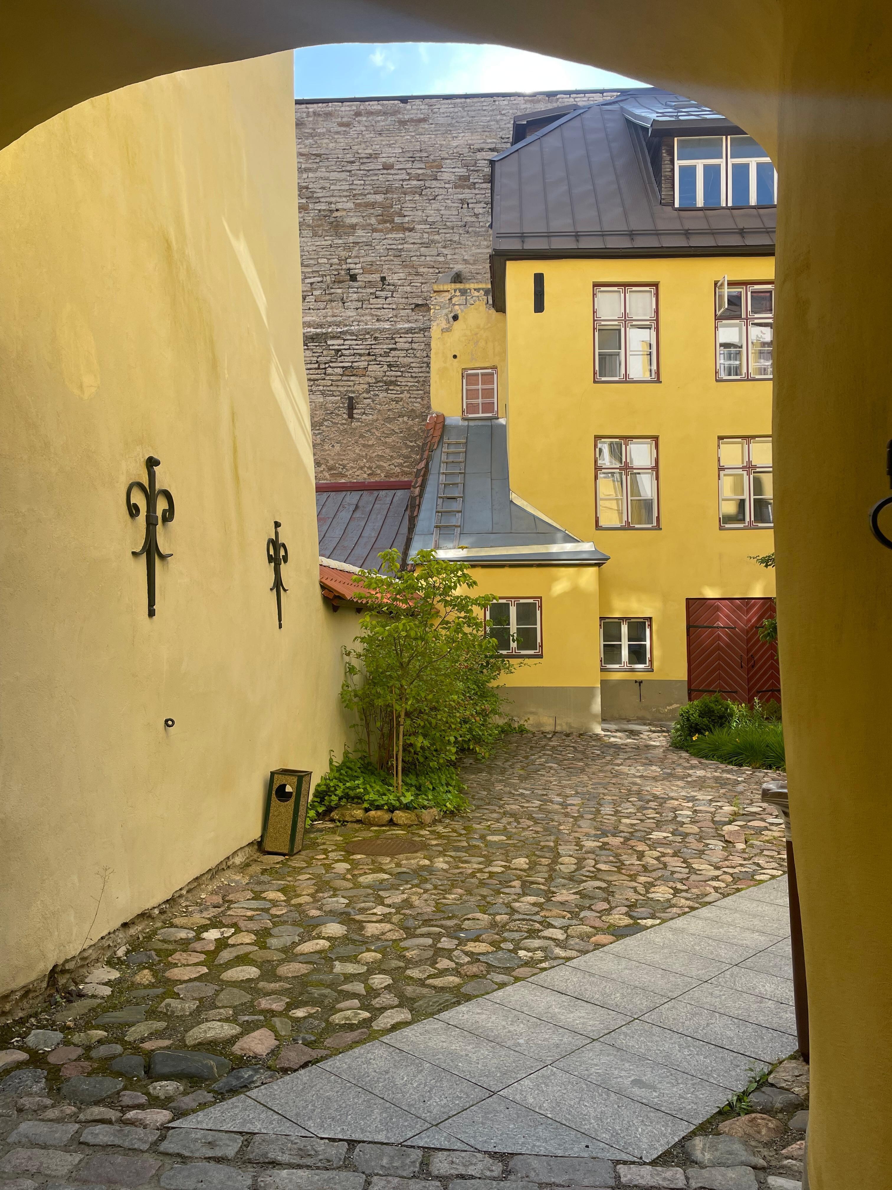 courtyard entry