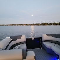 Moon over Lake St. Helen