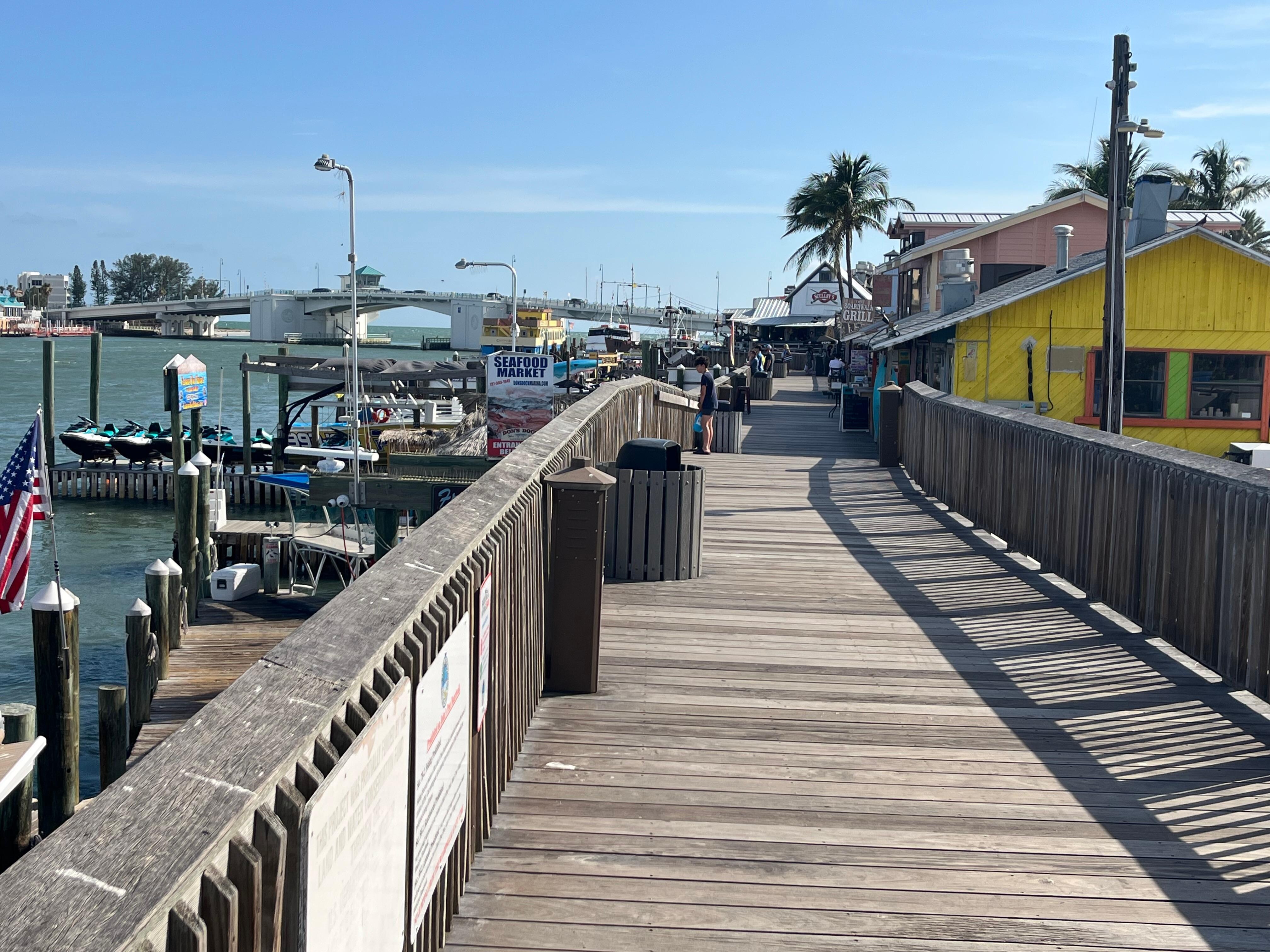 Johns Pass Boardwalk.