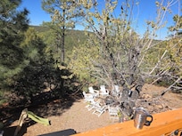 Loved chilling by the fireplace and roasting marshmallows!!