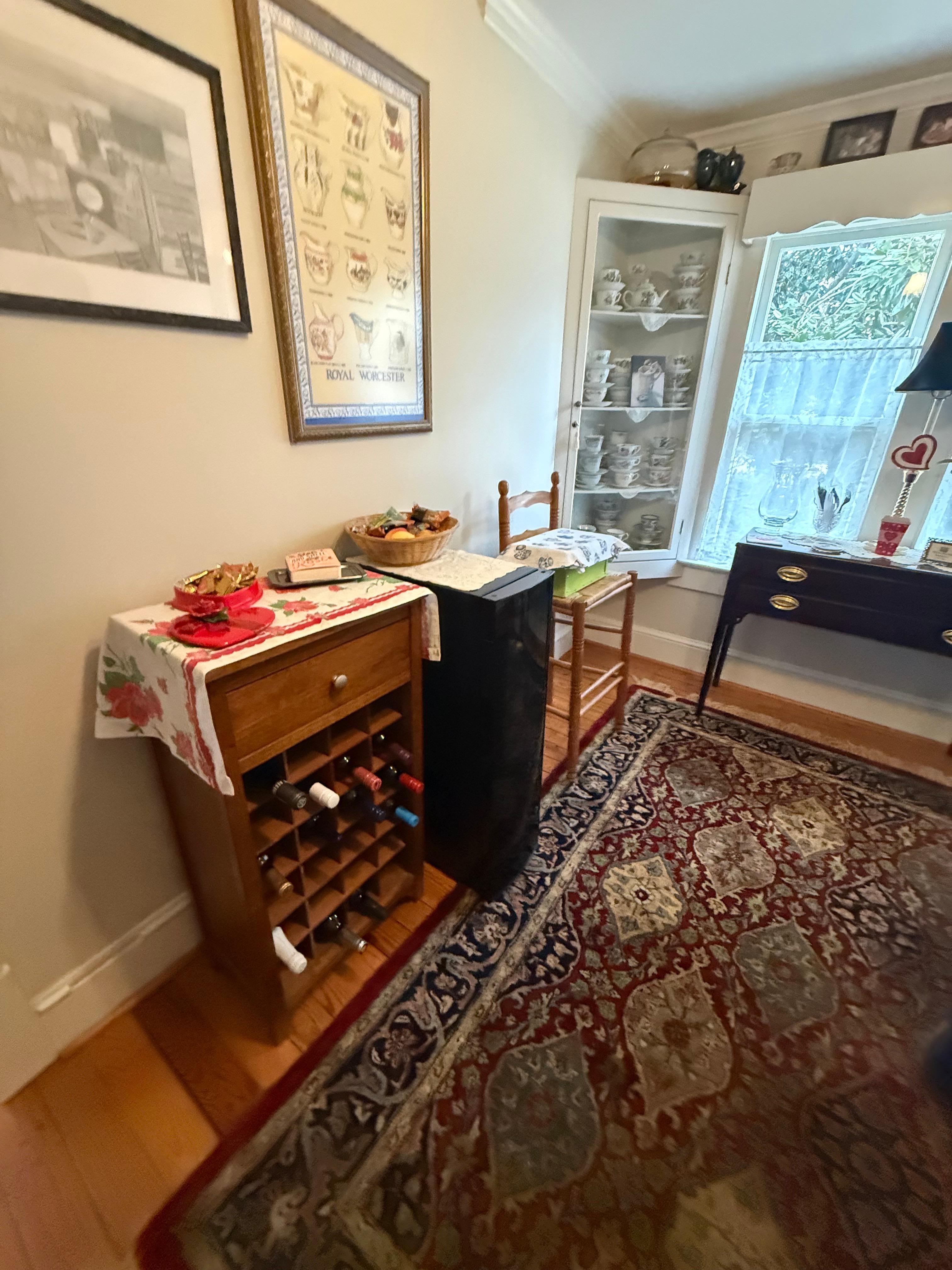 Another view of snacks and extras