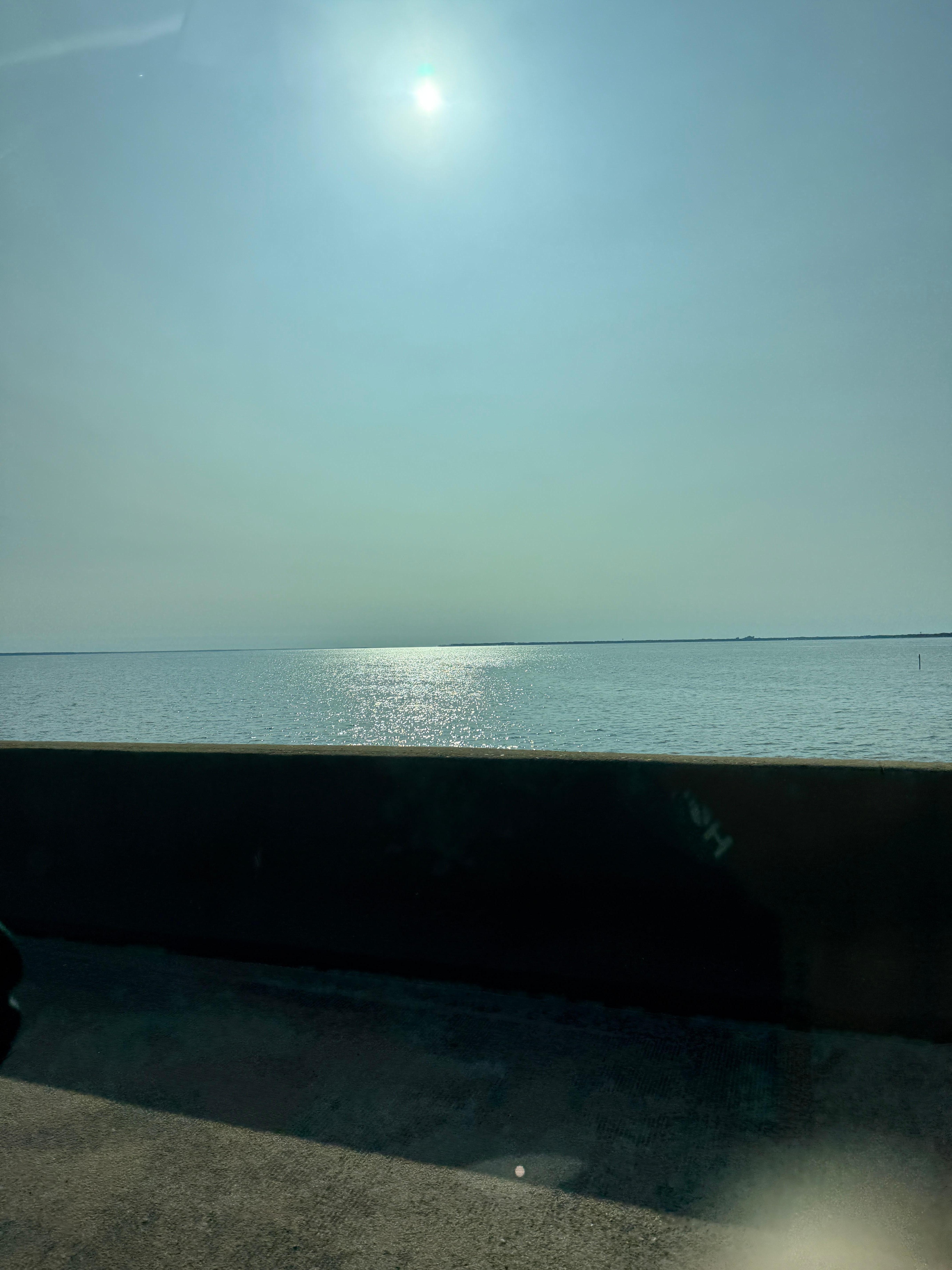 Oh and here’s a picture of us leaving across the bridge on our way home.