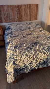 Bed obviously not cleaned for new guests