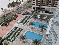 View of pools from our balcony.