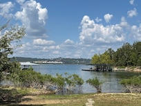 Closer view of the cove.