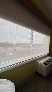 The view of the construction site