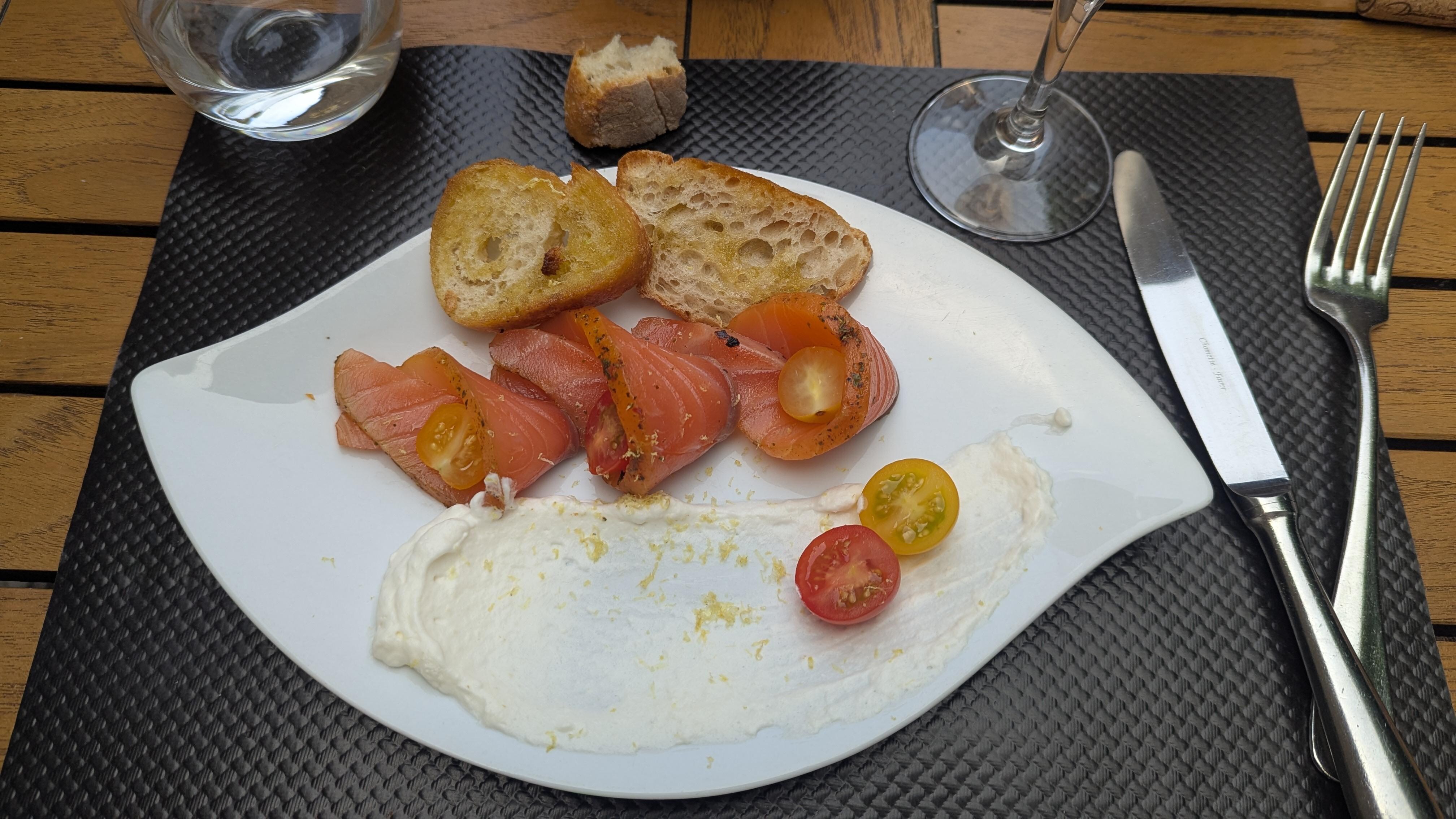 Saumon gravlax 