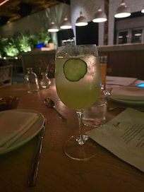 Refreshing cocktail at the Previan restaurant!