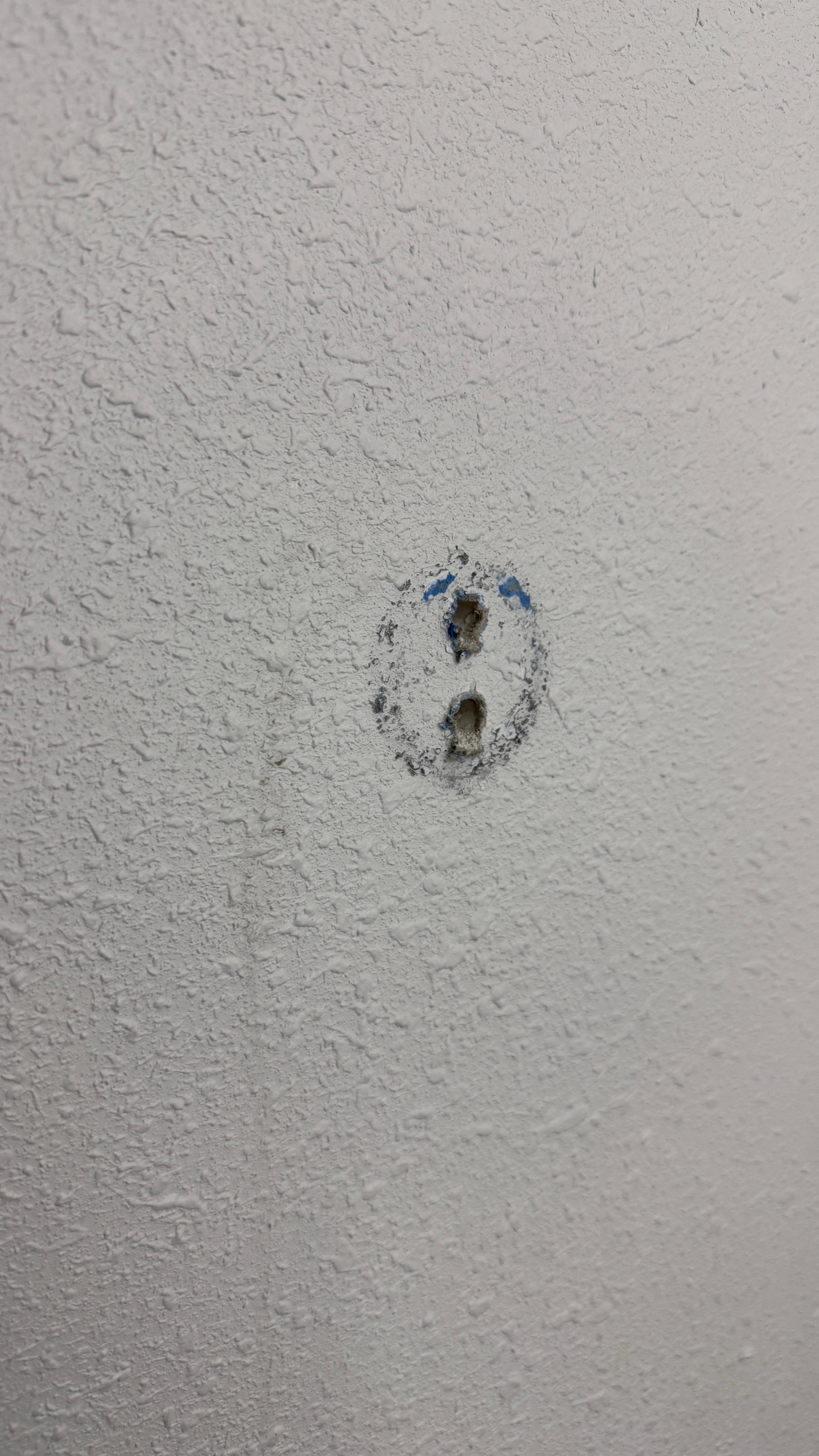 I guess the only bathroom hook was once here