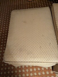 Ottoman in our room.