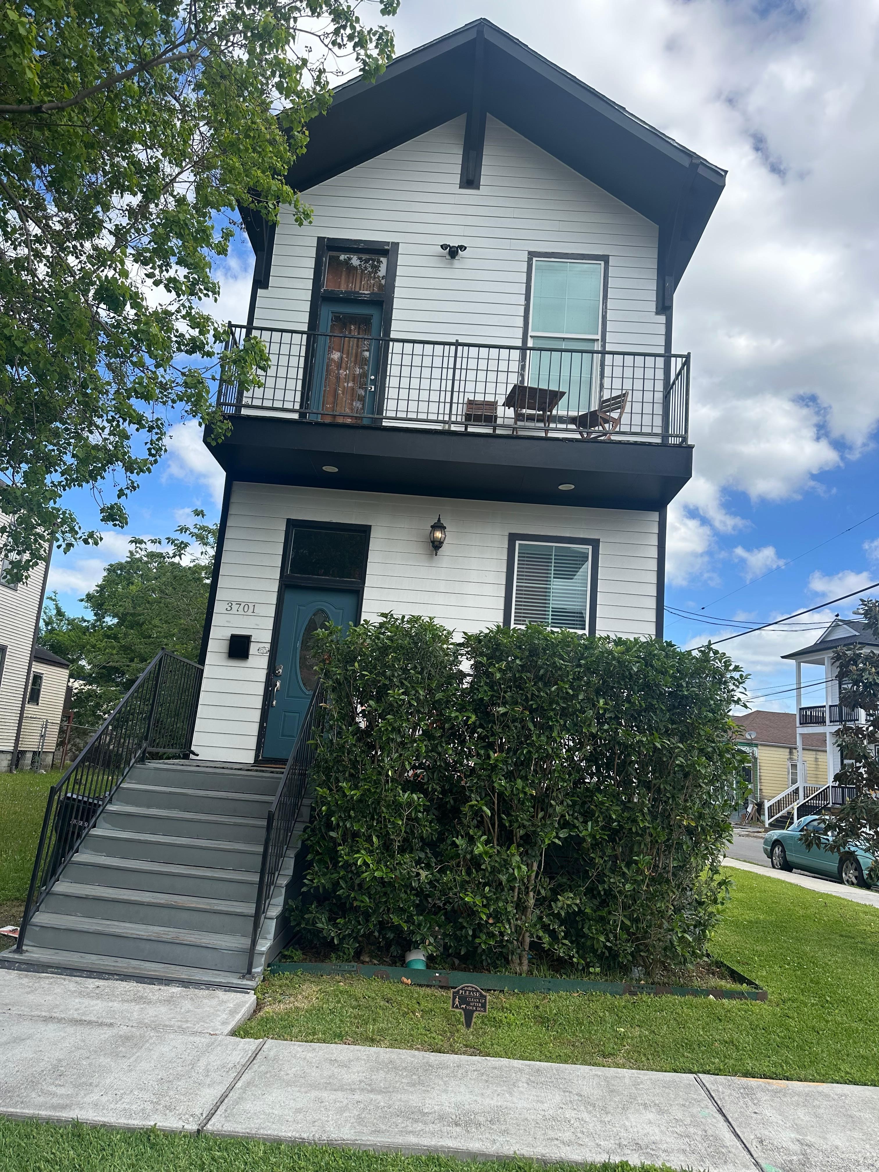 Sit out on the balcony from the master bedroom upstairs. 