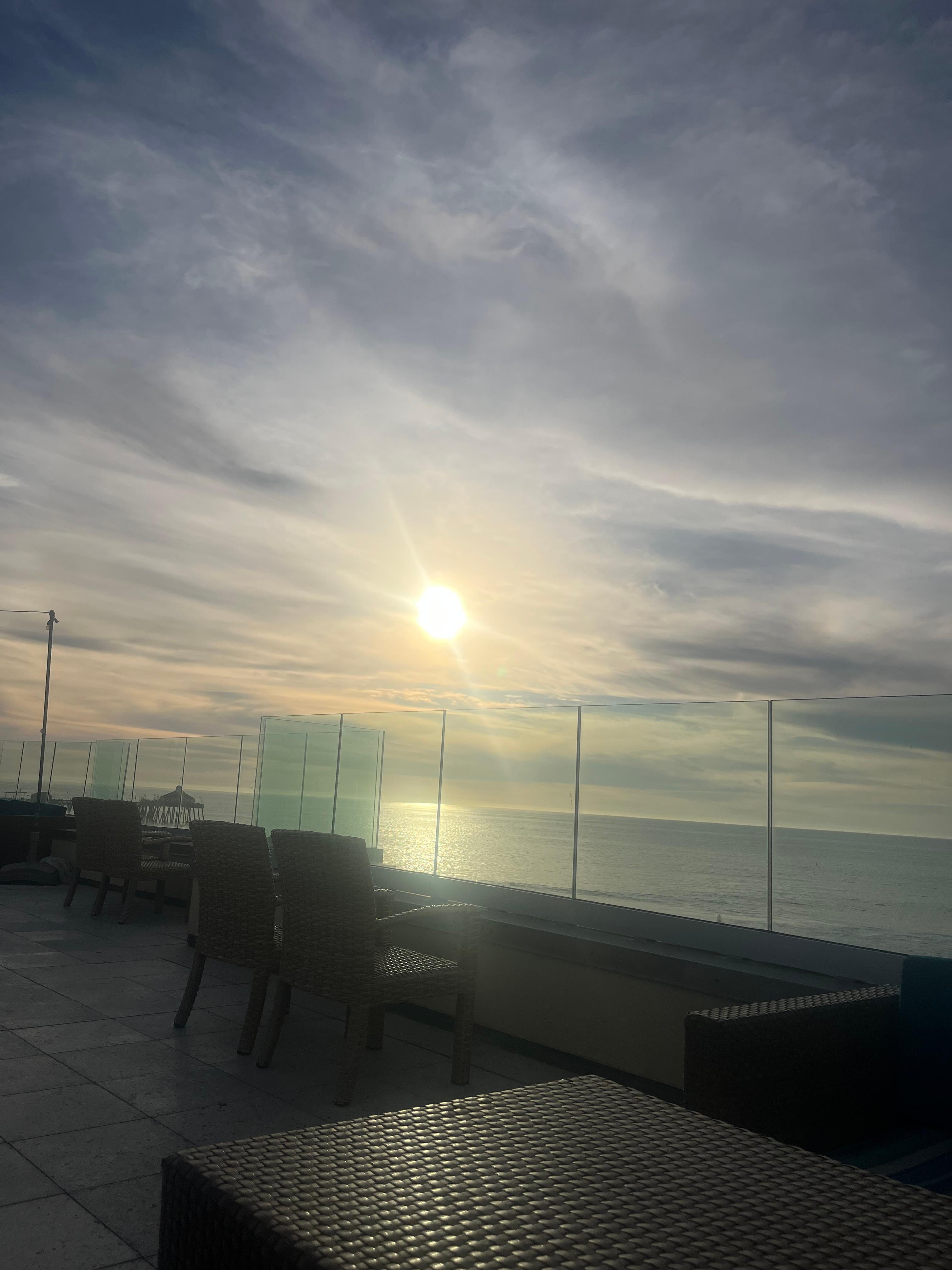 View from social hour 6-7 on the rooftop. Snacks and drinks!!