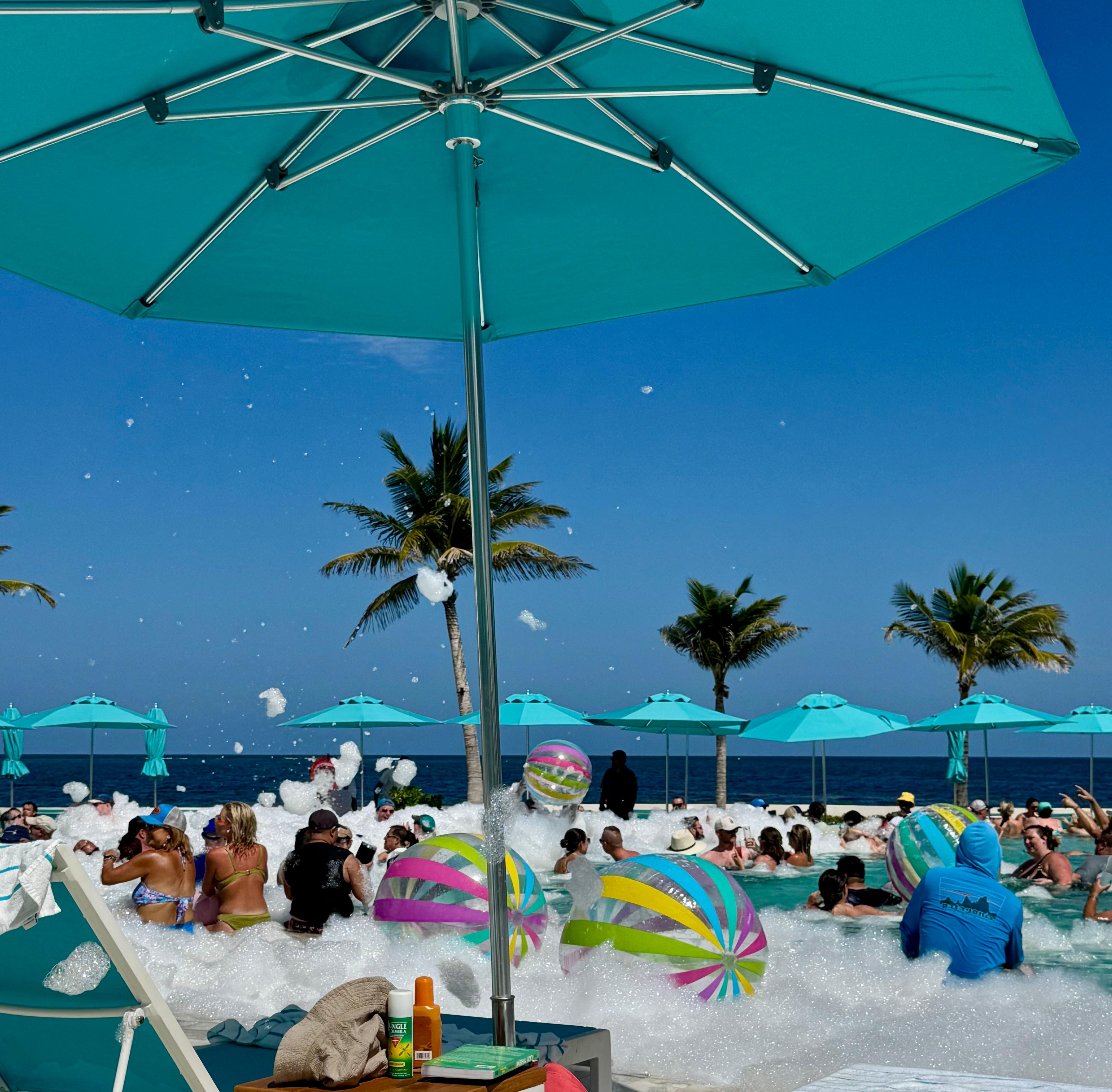 Foam pool party