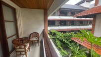 Blick vom Balkon