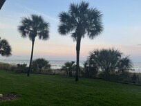 From the patio