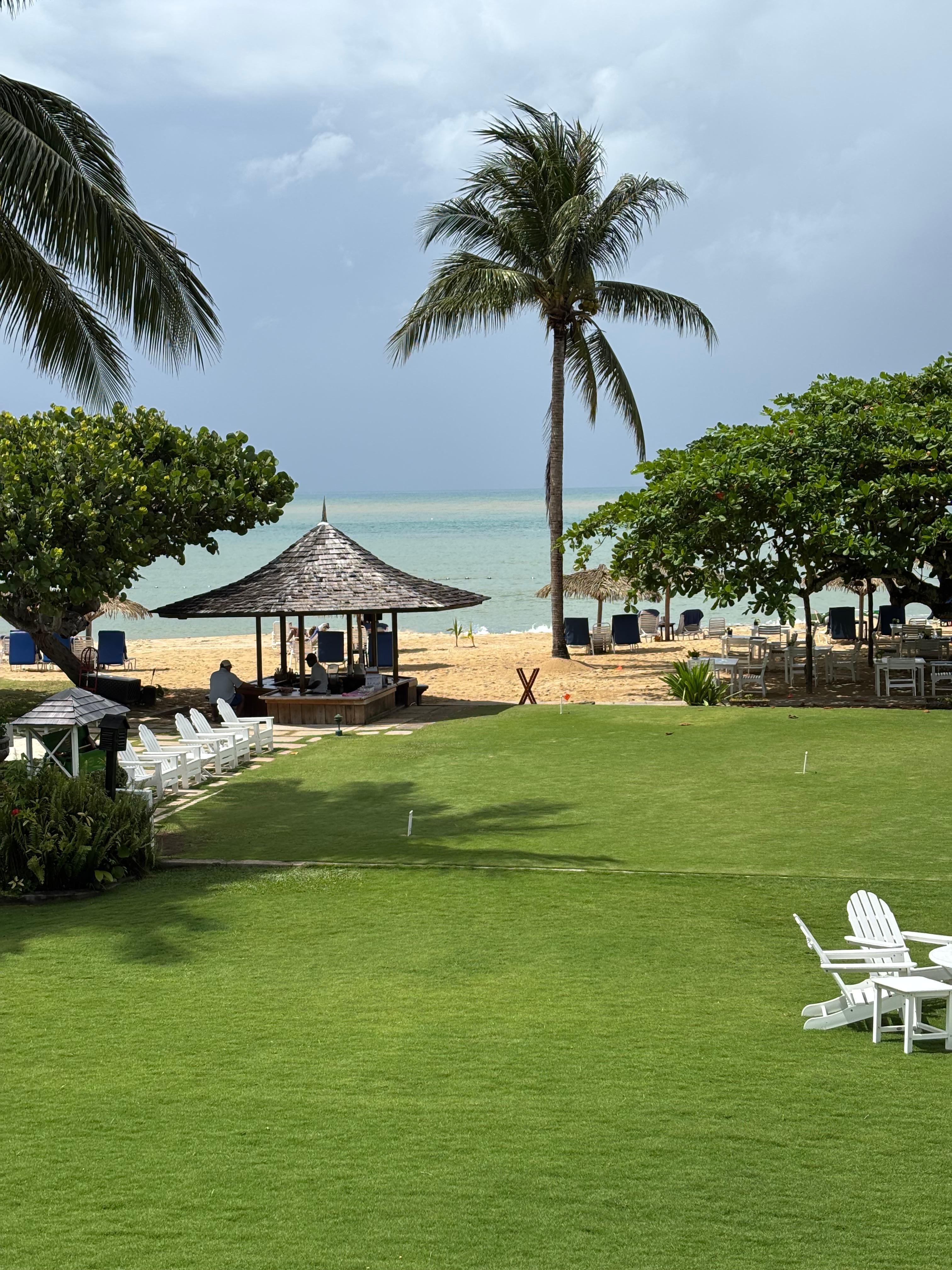 Beach view from room