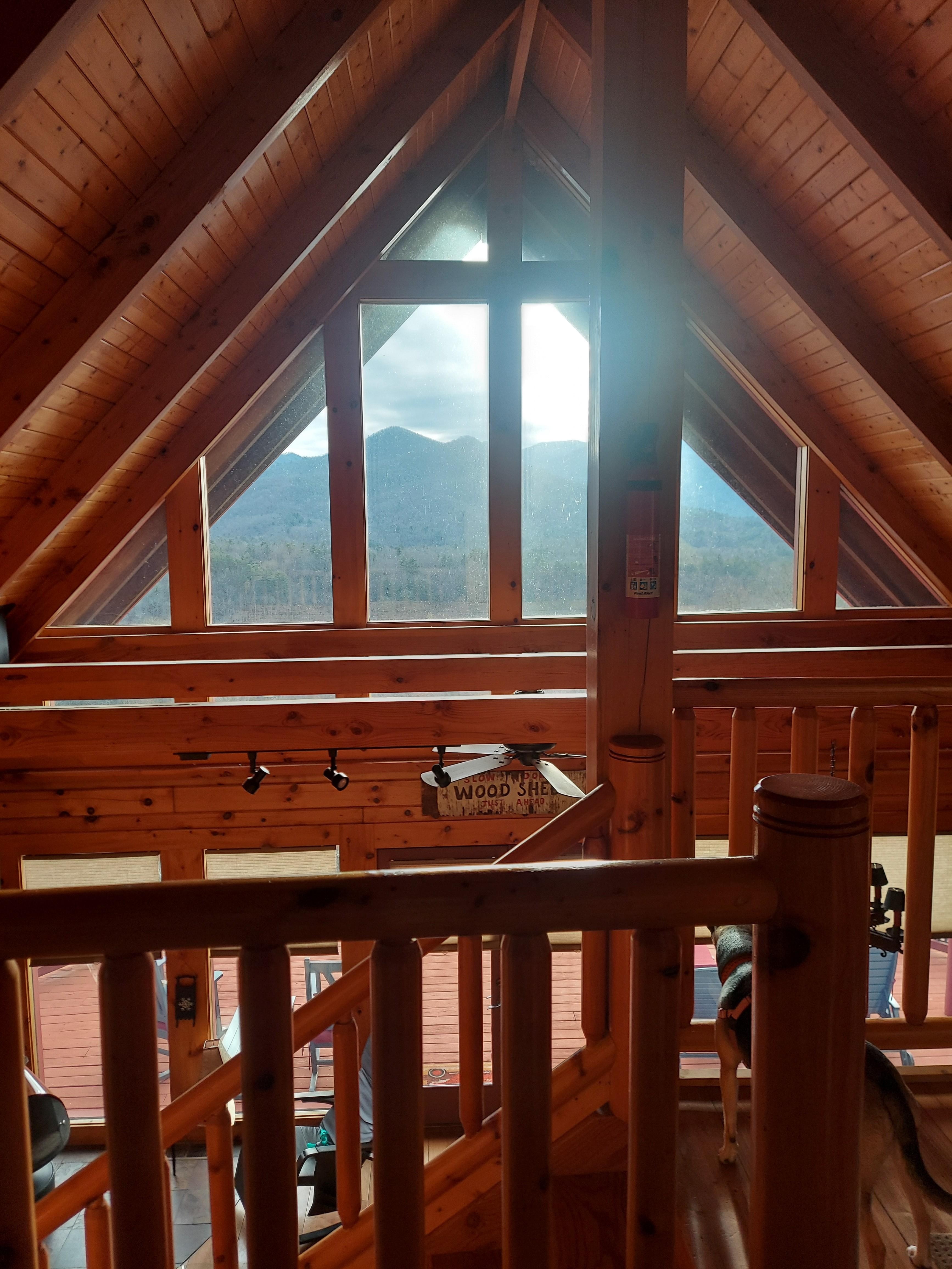 View from upper loft