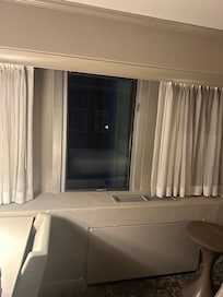 My postage stamp window.