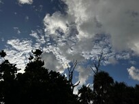 Clouds were gorgeous