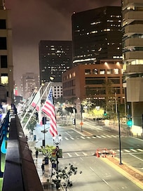 View from the pool area