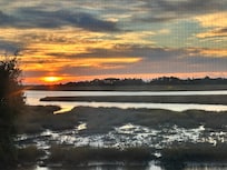 Sunrise over marsh
