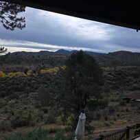 View off the balcony