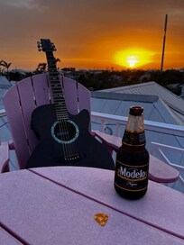 Sunset from the rooftop