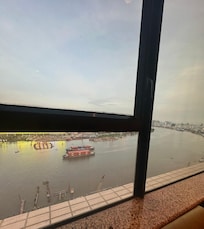 View from the club lounge