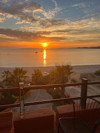 Sunrise from the bedroom.