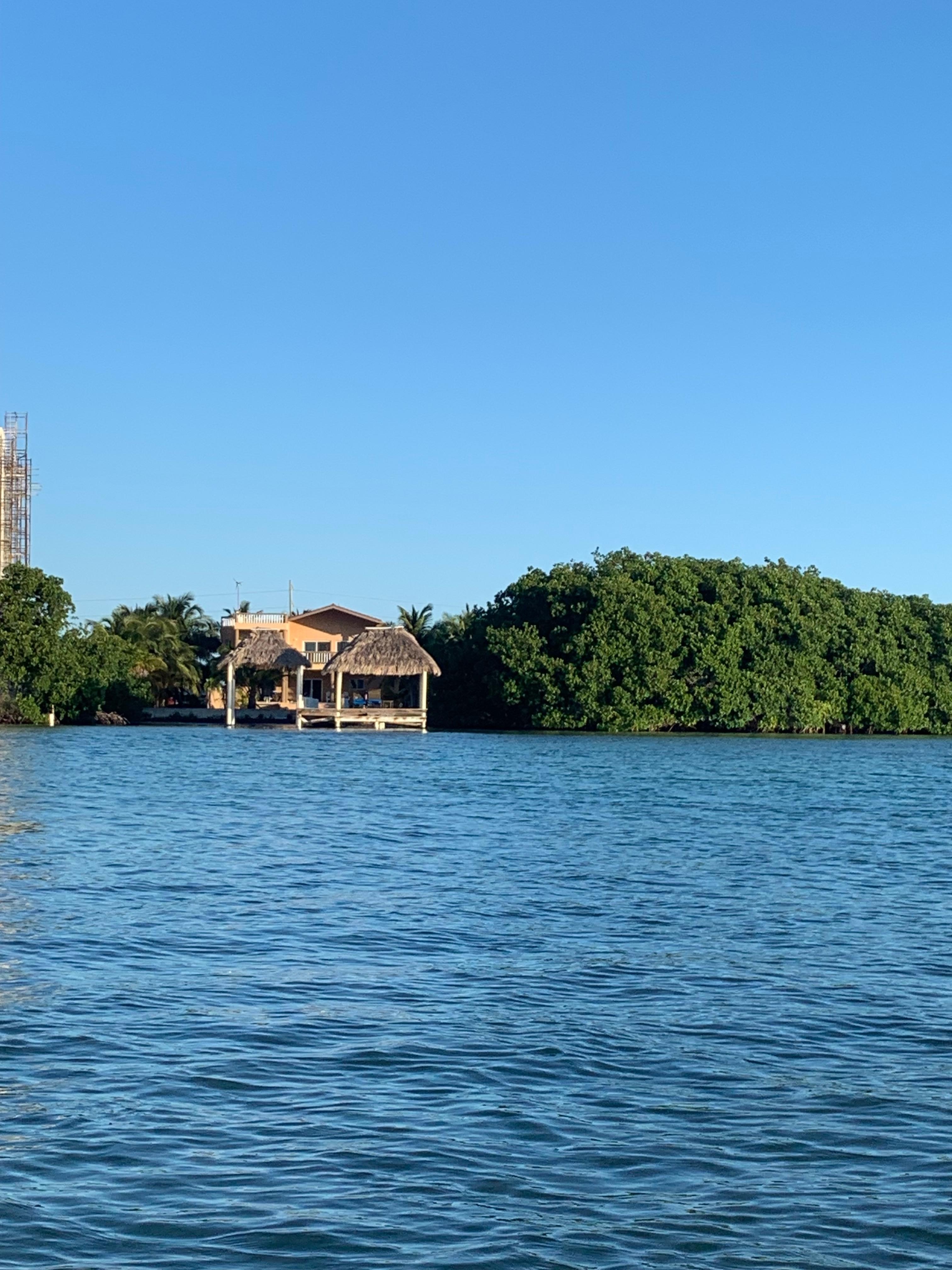 View from the kayak! Thanks Joan, we took it to Hoola Bar and tied it to the picnic table, enjoyed drinks in the water before returning