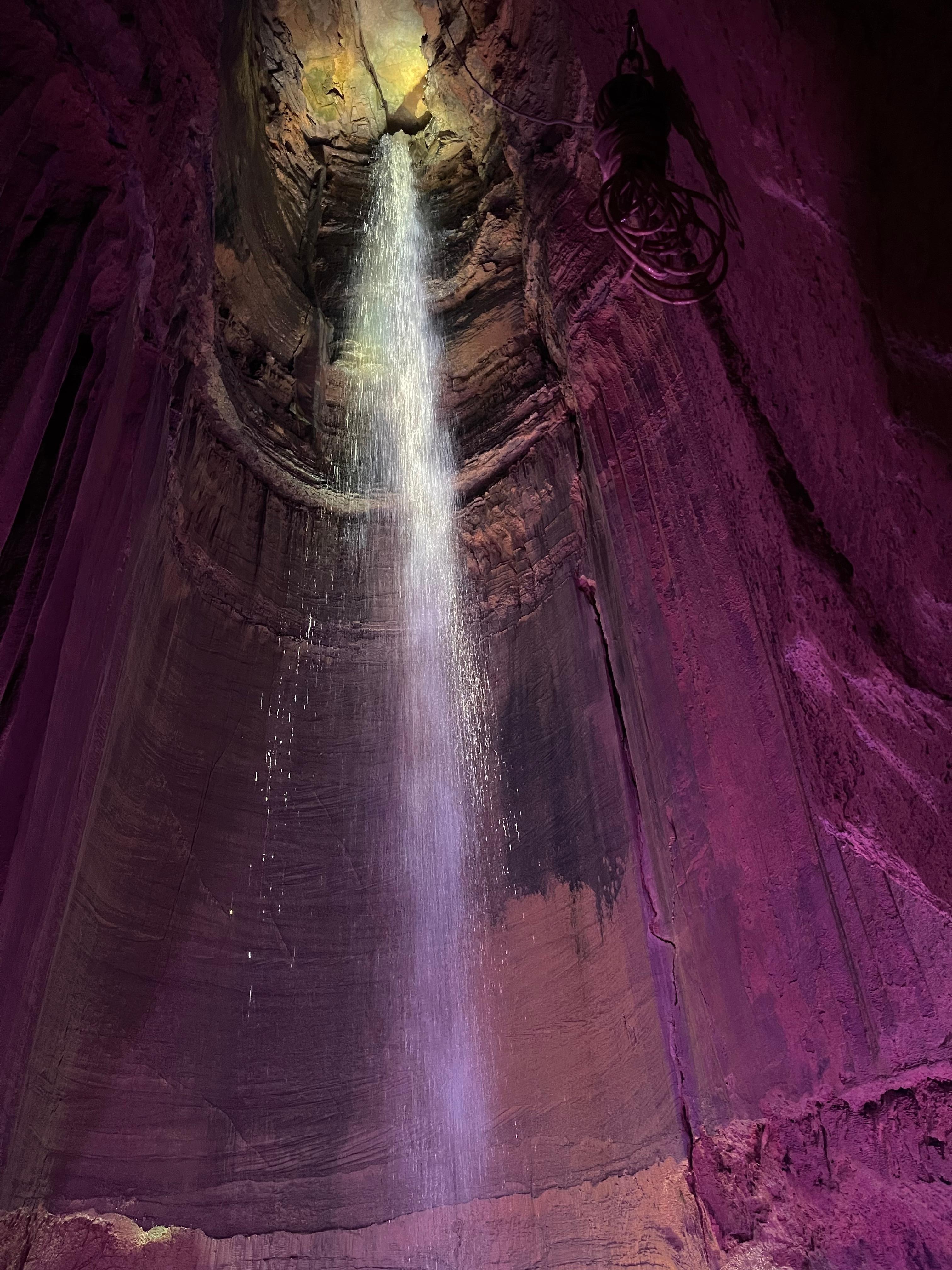 Ruby Falls was spectacular.