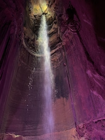 Ruby Falls was spectacular.