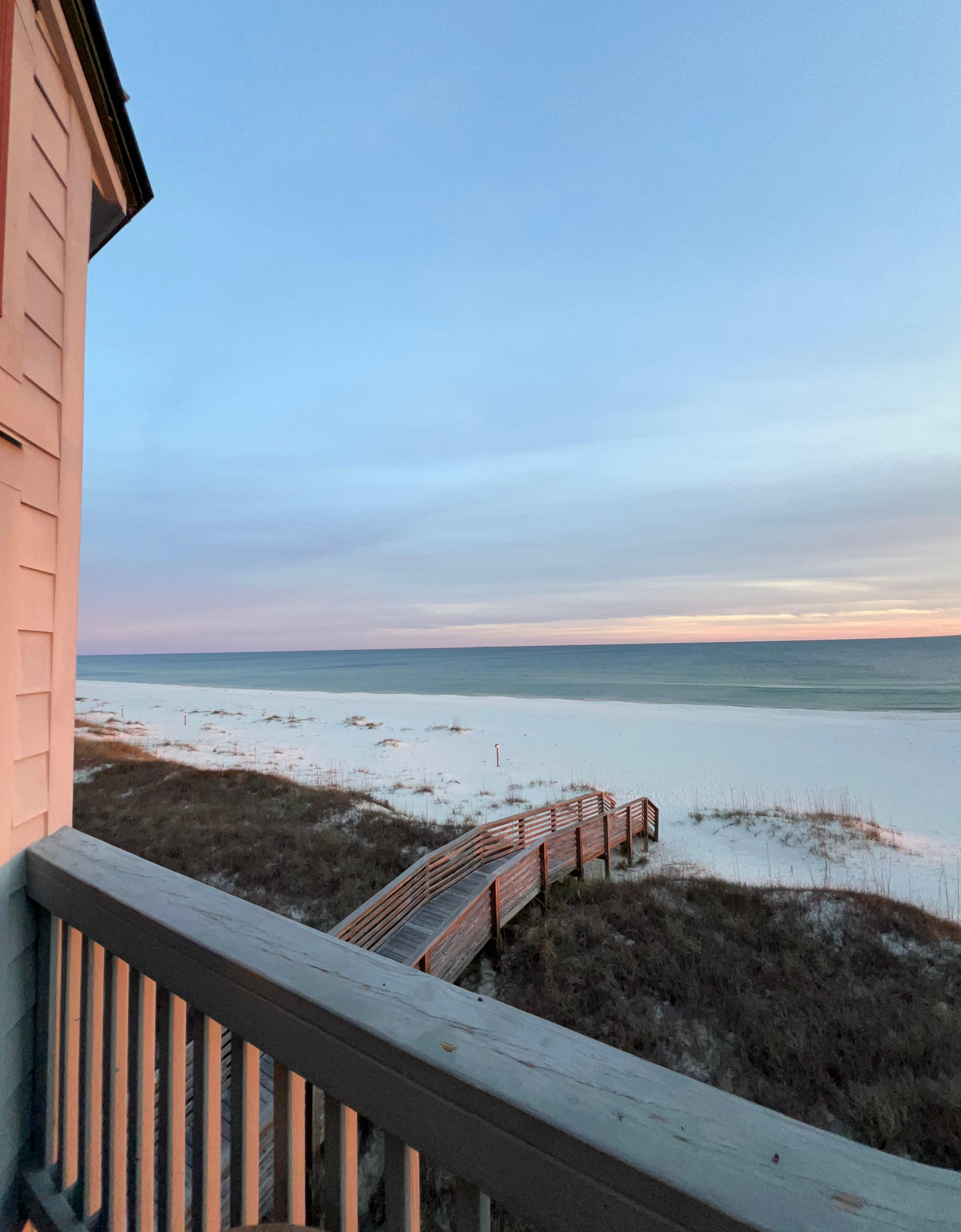 east view from balcony