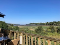 View from the decking
