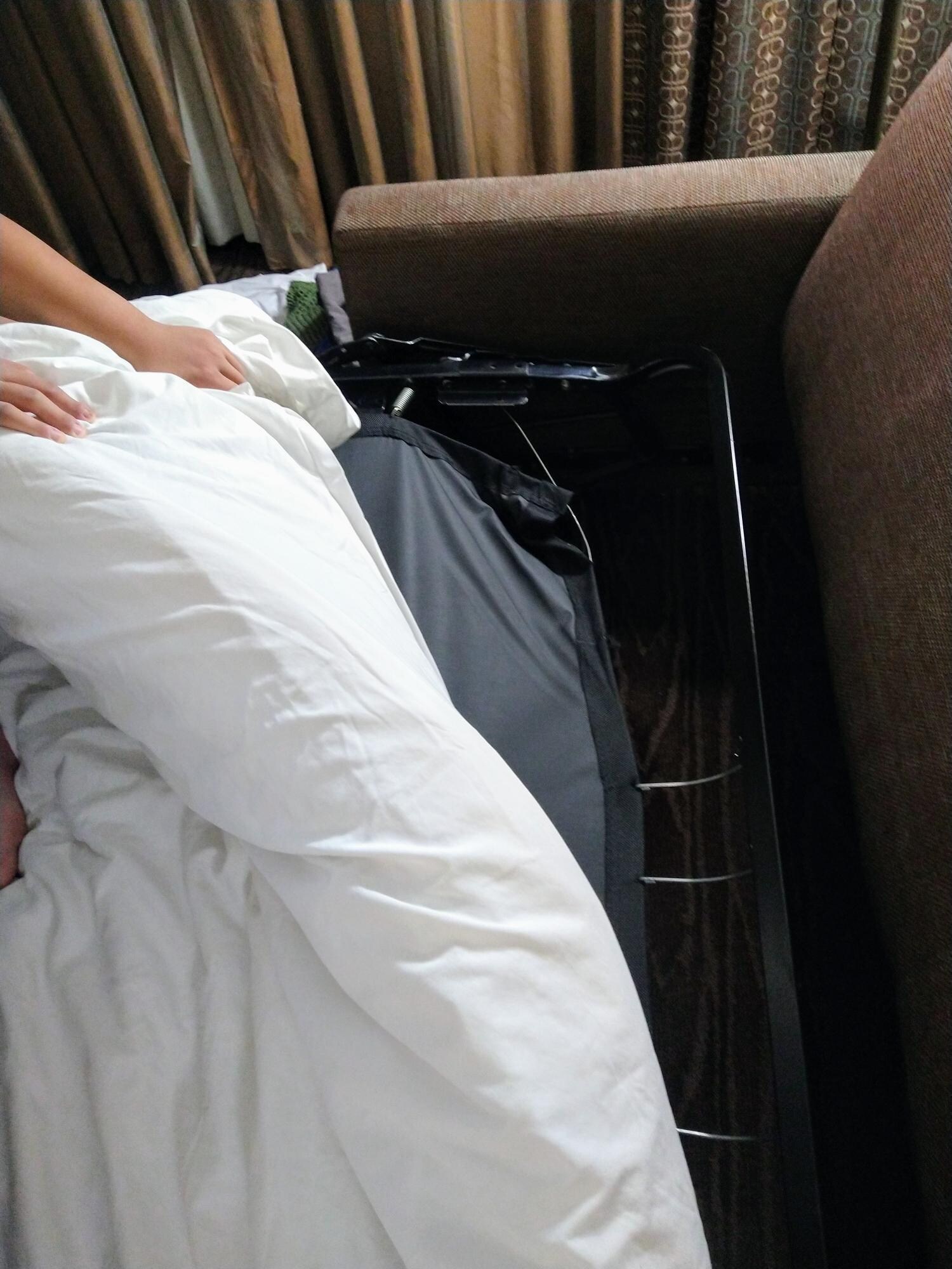 Broken sofa bed