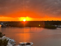 Sunrise from 6th floor room balcony