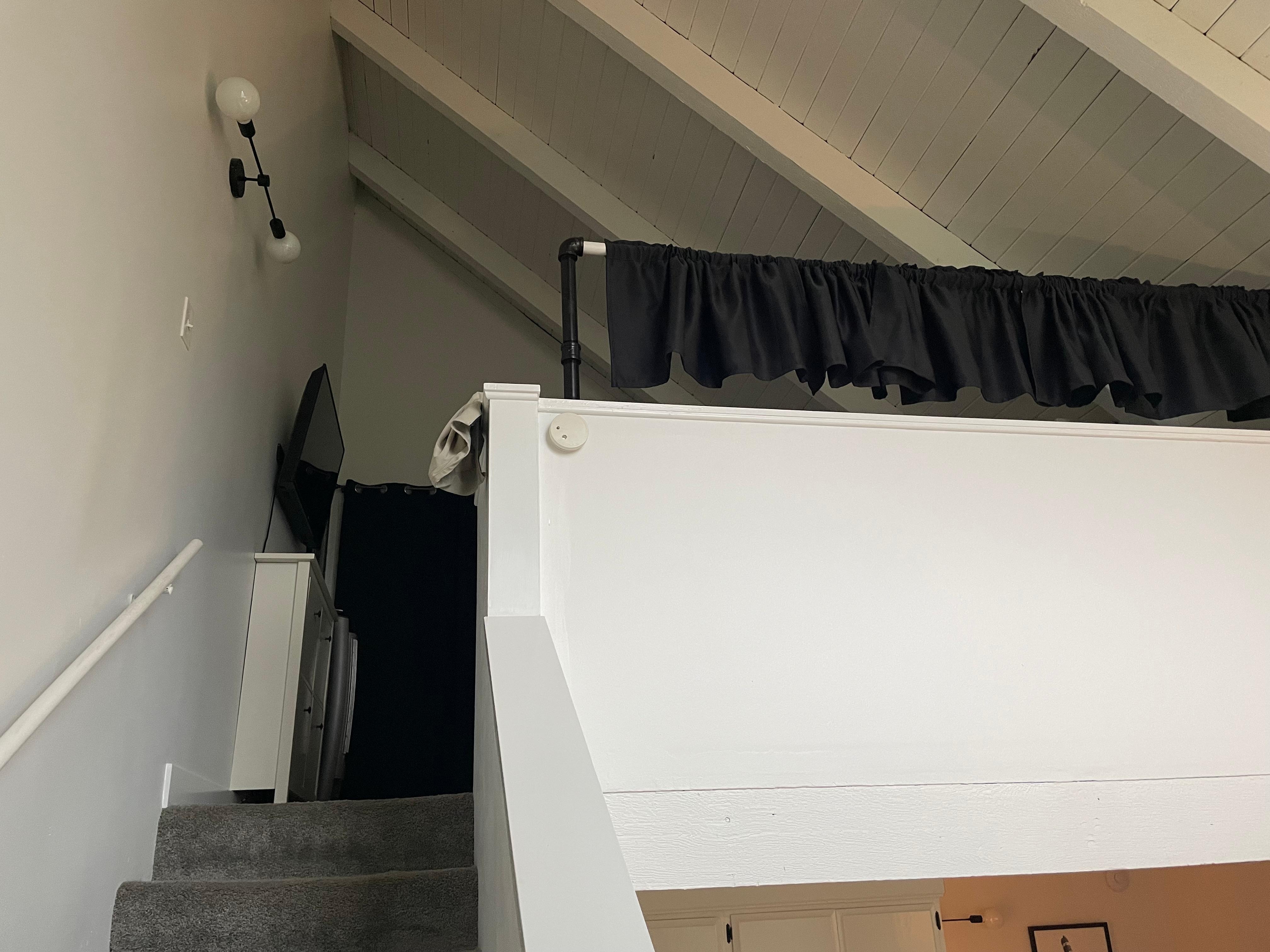 Upstairs loft (no doors)